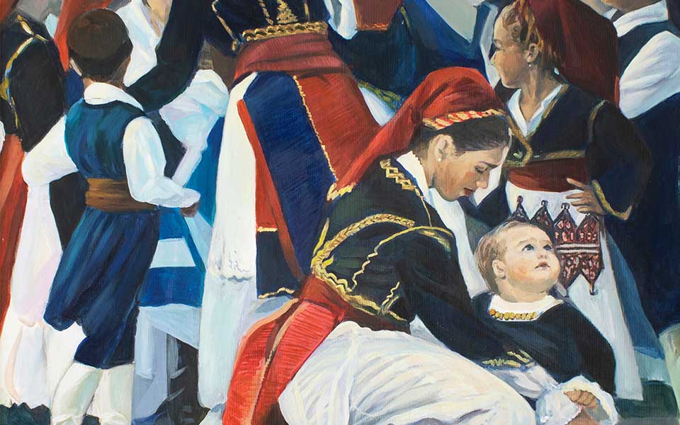 Agapi from Poland Finds Expression in the Art of Folklore on Crete